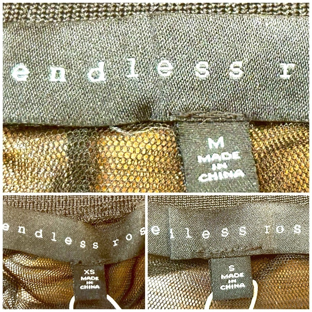 NWT Revolve Endless Rose Lace Mesh Black Bomber Jacket, Zipper, Sizes XS & S - Picture 14 of 16